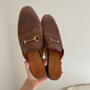 Gucci Princetown Leather Loafer Slides